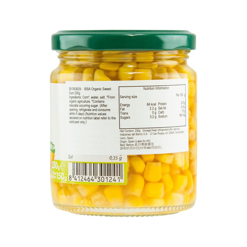 IBSA Organic Sweet Corn  (230g)