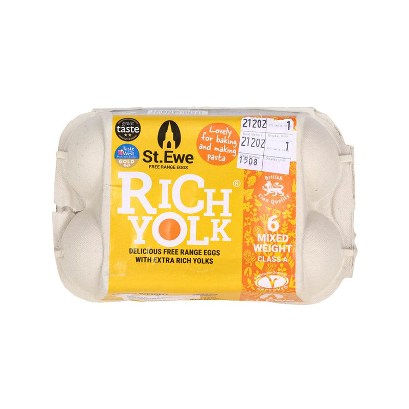 ST.EWE Free-Range Eggs - Rich Yolk  (6pcs)