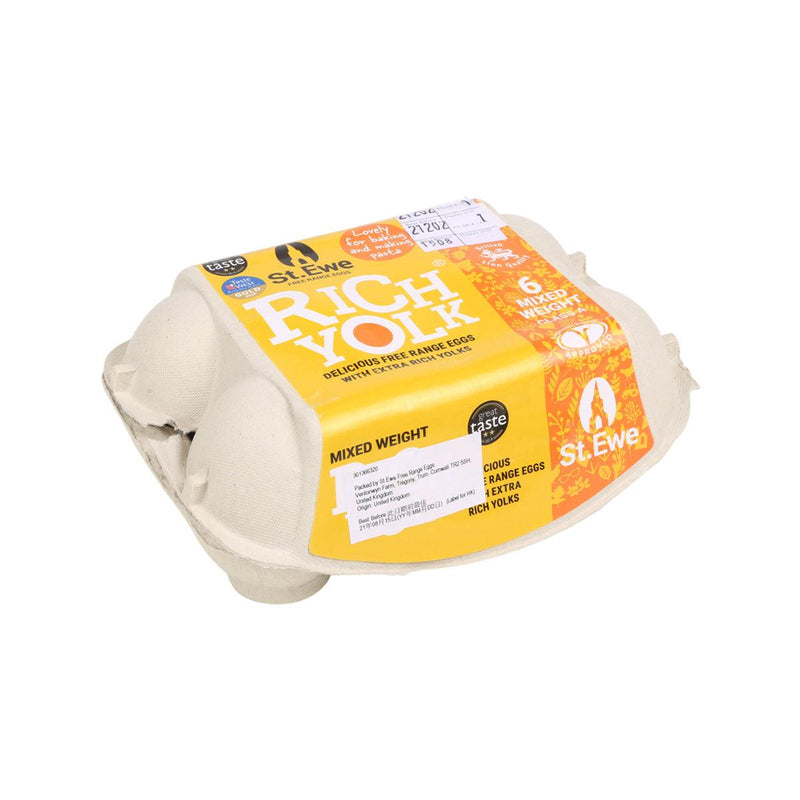 ST.EWE Free-Range Eggs - Rich Yolk  (6pcs)