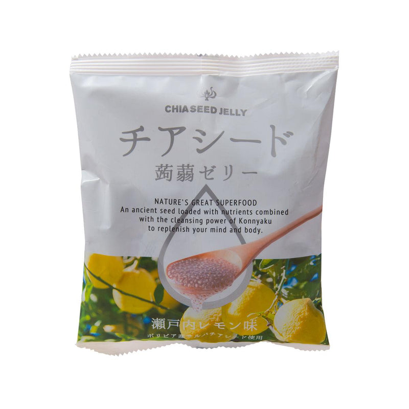 WAKASHO Chia Seed Konnyaku Jelly - Setouchi Lemon Flavor  (10pcs) - city&