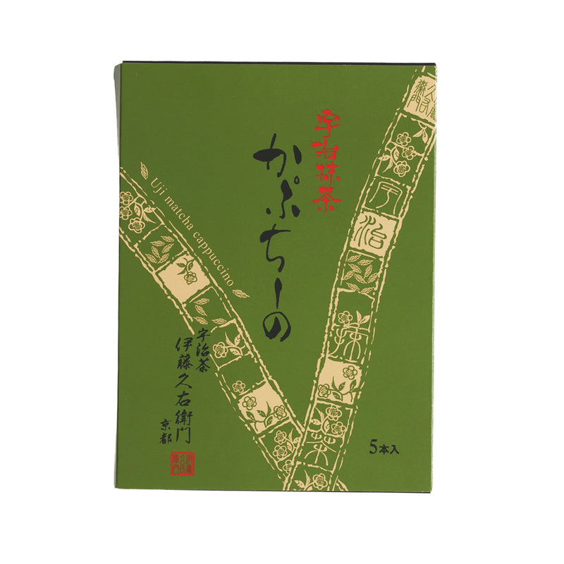 ITOHKYUEMON Uji Matcha Cappuccino Powder  (5 x 12g)