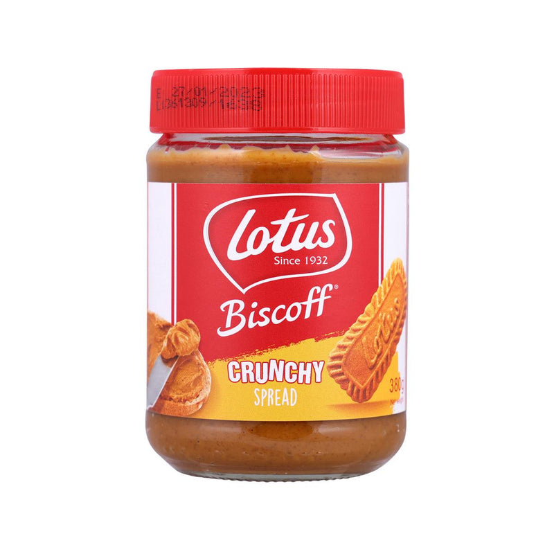 LOTUS Biscoff The Original Crunchy Caramelised Biscuit Spread  (380g)