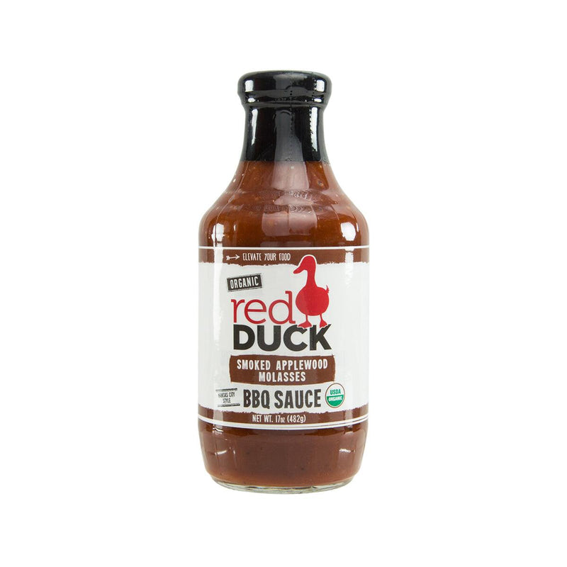 RED DUCK Organic BBQ Sauce - Smoked Applewood Molasses  (482g)