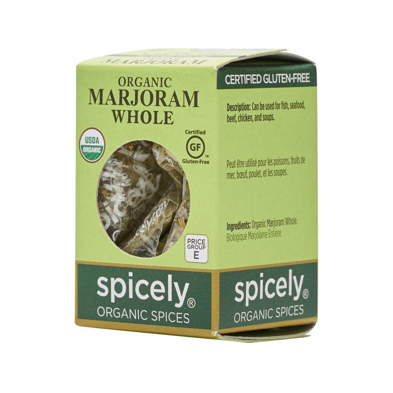 SPICELY Organic Marjoram - Whole  (2g)