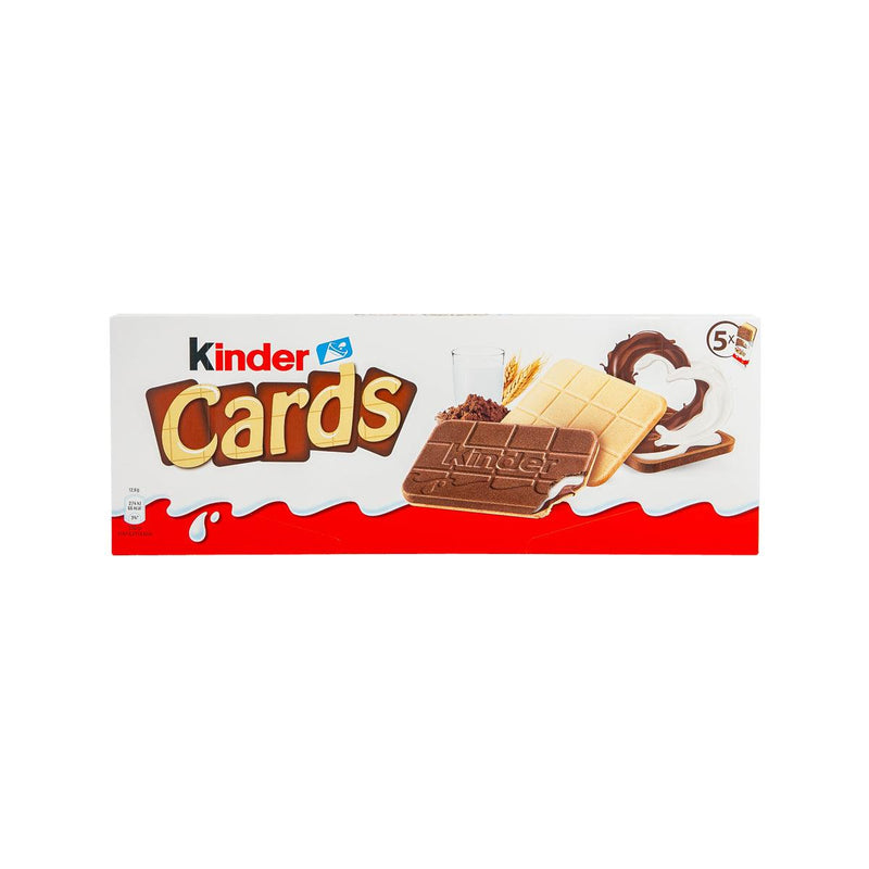 KINDER Wafer Biscuits Stuffed with Milk Chocolate Cream (128g)