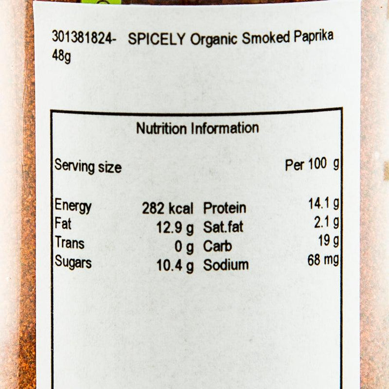 SPICELY Organic Smoked Paprika  (48g)