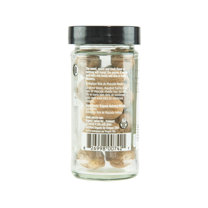 SPICELY Organic Whole Nutmeg  (39g)