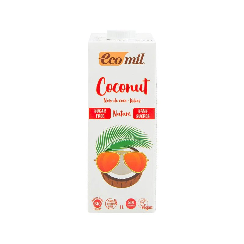 ECOMIL Organic Nature Coconut Milk Drink - Sugar Free  (1L)