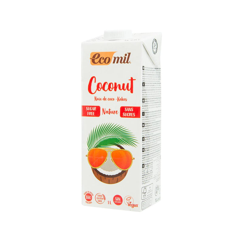 ECOMIL Organic Nature Coconut Milk Drink - Sugar Free  (1L)