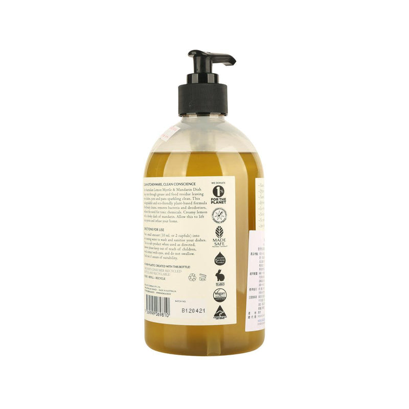 KOALA ECO All Natural Dish Soap - Pure Australian Lemon Myrtle and Mandarin Essential Oil  (500mL)