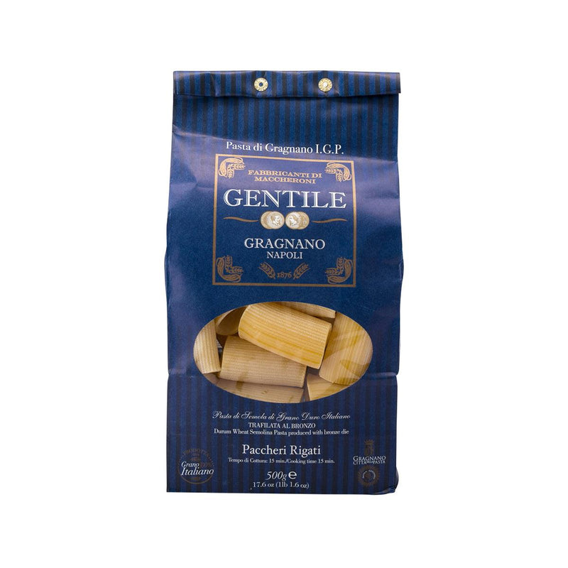 GENTILE Pasta di Gragnano IGP - Paccheri Rigati  (500g)