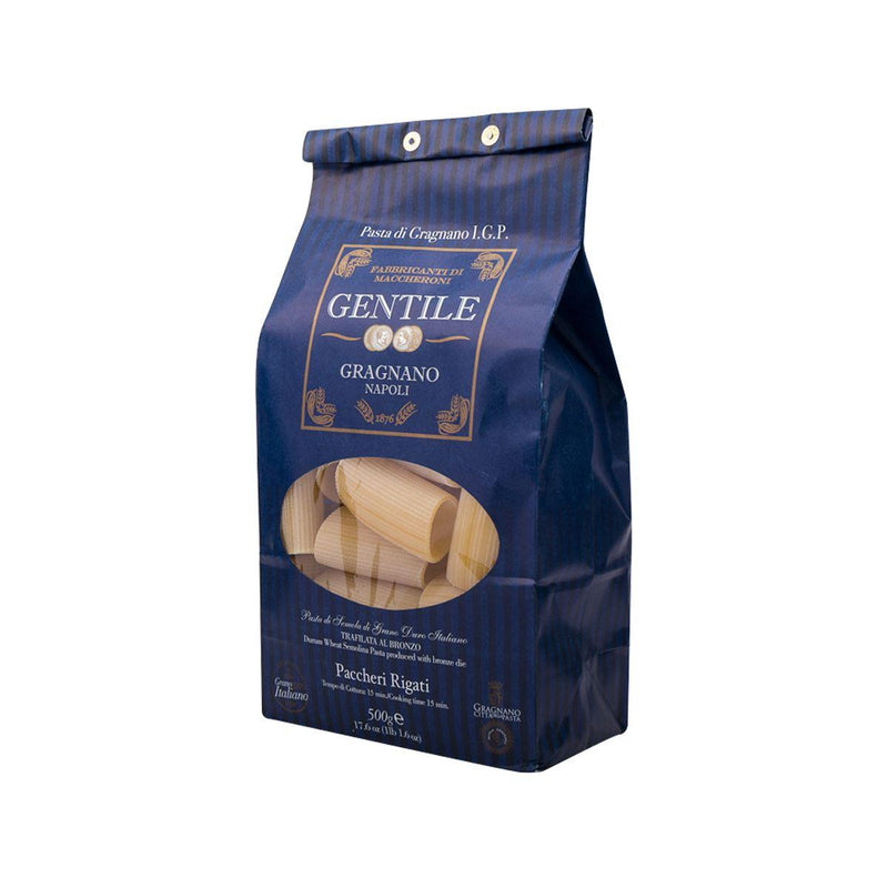 GENTILE Pasta di Gragnano IGP - Paccheri Rigati  (500g)