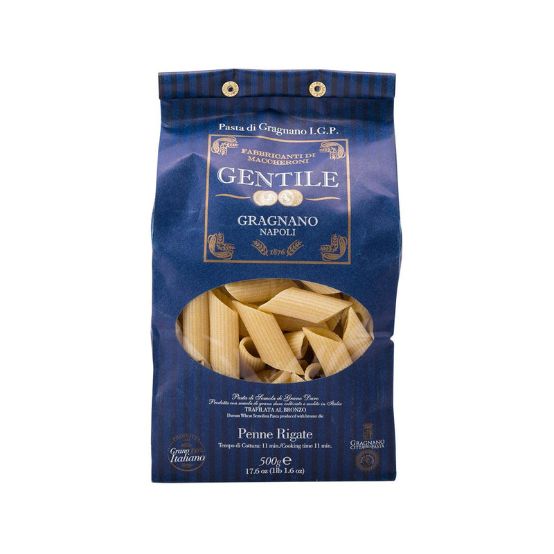 GENTILE Pasta di Gragnano IGP - Penne Rigate  (500g)
