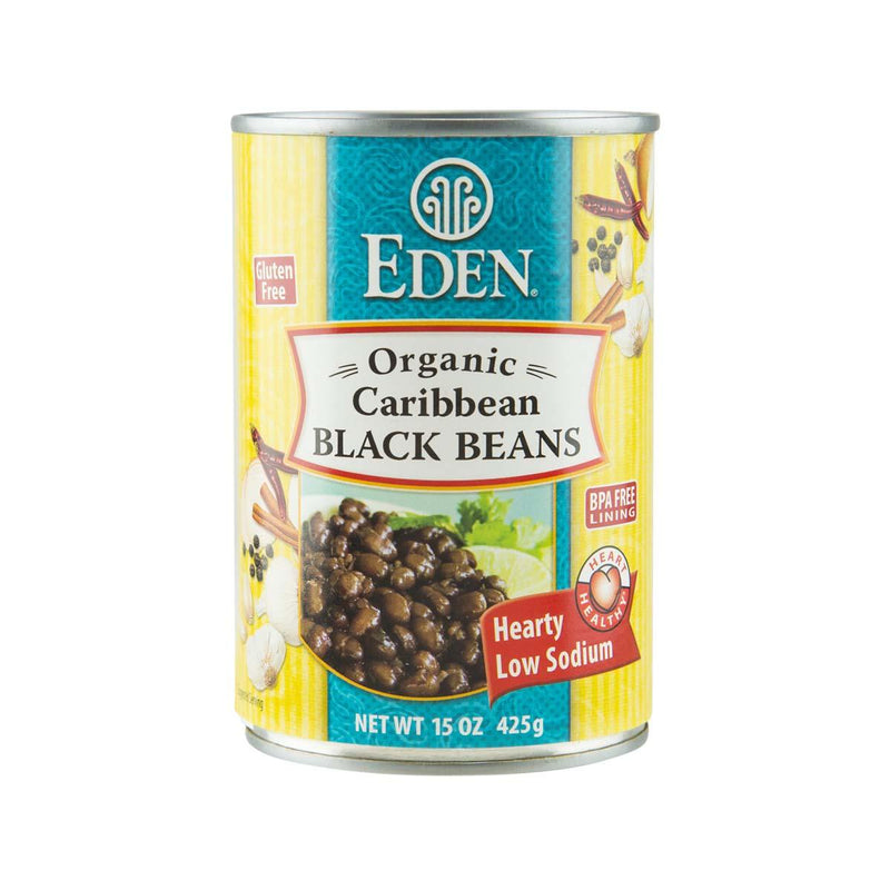 EDEN Organic Caribbean Black Beans  (425g)