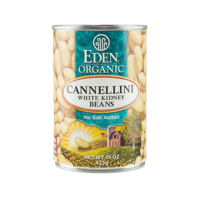 EDEN Organic Cannellini White Kidney Beans - No Salt Added  (425g)