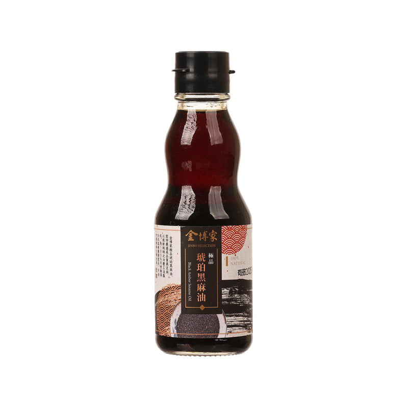 JINBO SELECTION Black Amber Sesame Oil  (185mL)