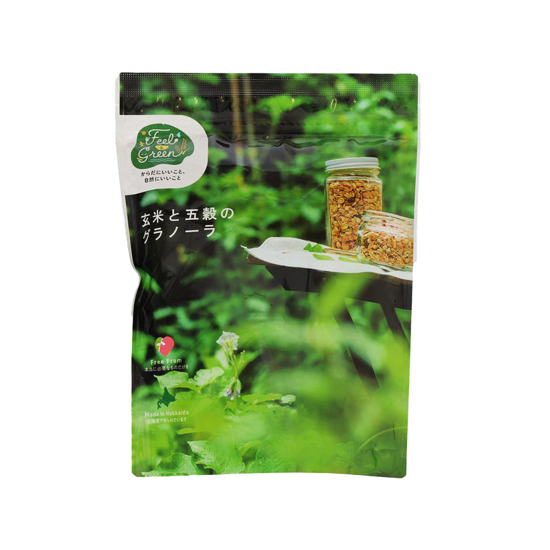 NIHONSHOKUHIN Brown Rice Granola with Five Types of Cereals  (160g)