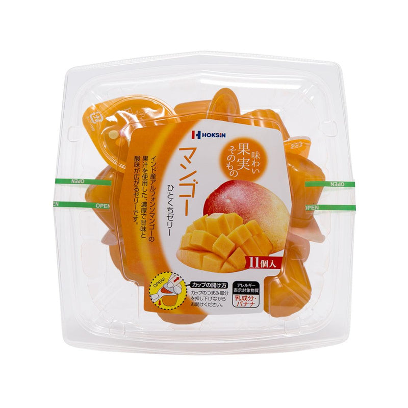 HOKUSHIN One-Bite Jelly - Mango  (10 x 21g)