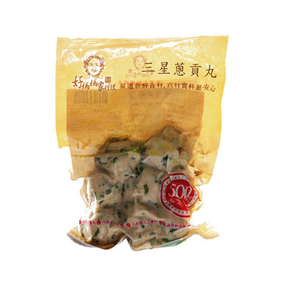 GM Sanshing Scallion Pork Ball, 216g – Gourmet Taiwanese Snack