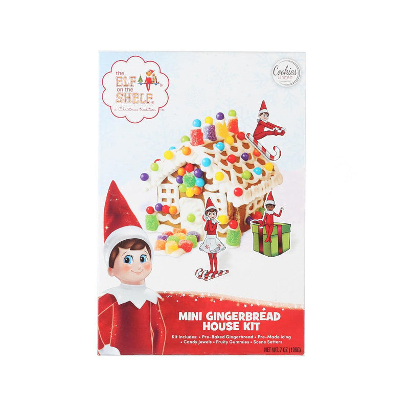 COOKIES UNITED Elf Mini Gingerbread House Kit  (198g)