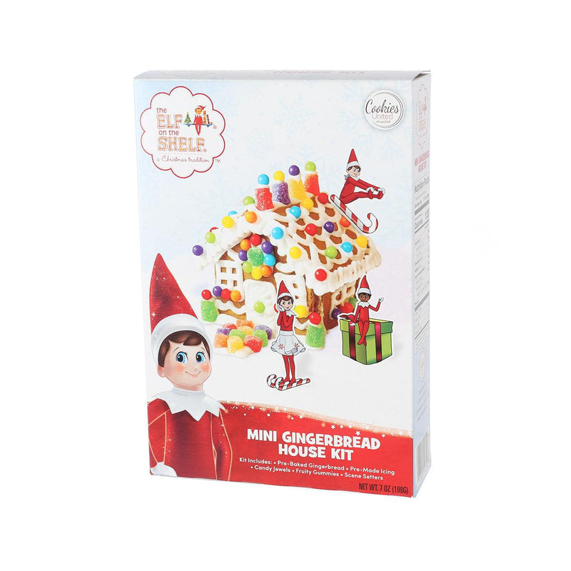 COOKIES UNITED Elf Mini Gingerbread House Kit  (198g)