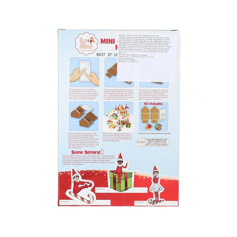 COOKIES UNITED Elf Mini Gingerbread House Kit  (198g)