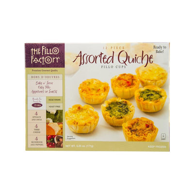 THE FILLO FACTORY Assorted Quiche Fillo Cups  (177g) - city'super E-Shop