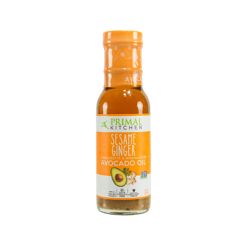 PRIMAL KITCHEN Vinaigrette & Marinade made with Avocado Oil - Sesame & Ginger  (236mL)