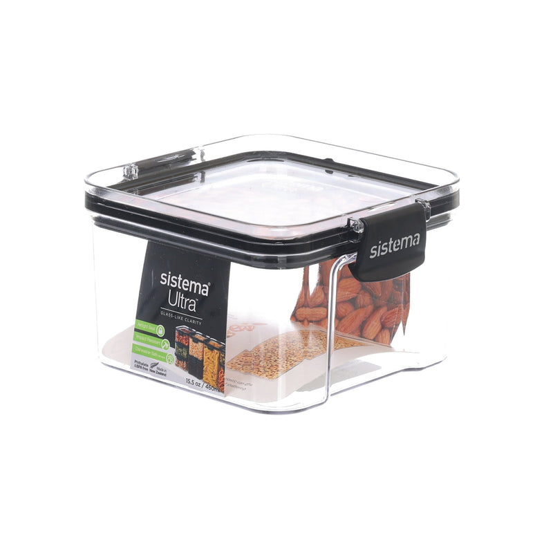 SISTEMA Tritan Ultra Square Container 460mL