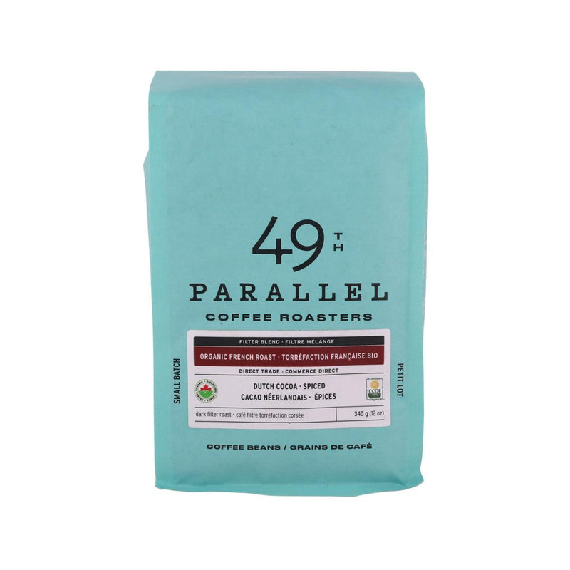 49TH PARALLEL 有機法式烘焙咖啡豆 (340g)
