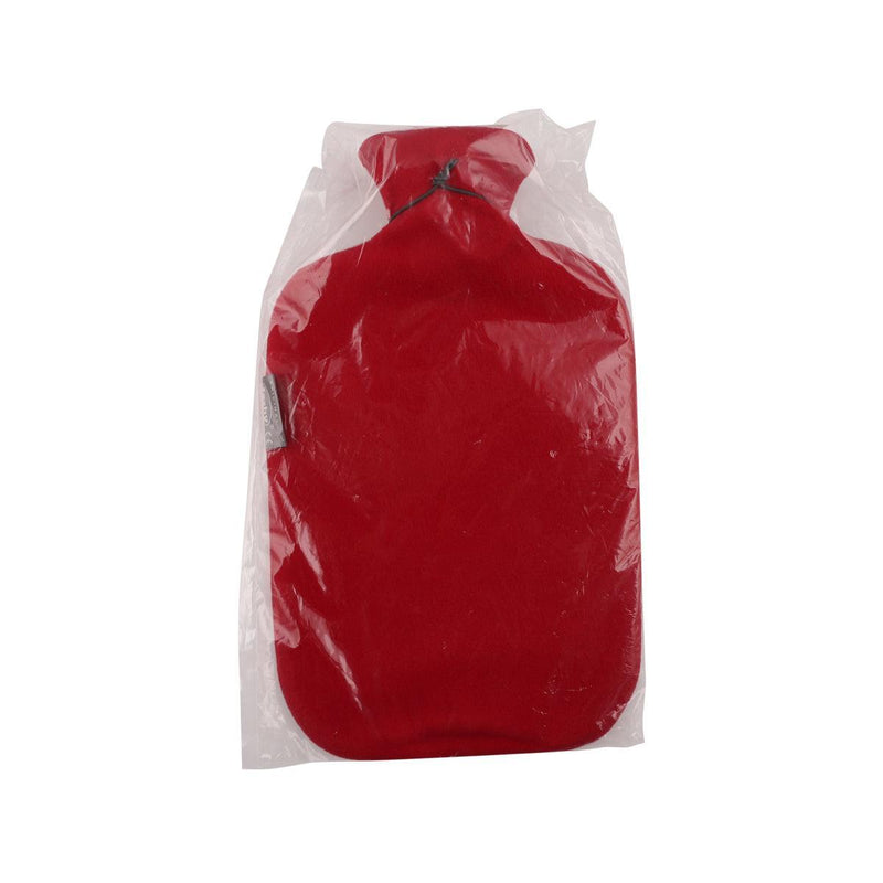 FASHY Hot Water Bag - Fleece 2.0L - Cranberry