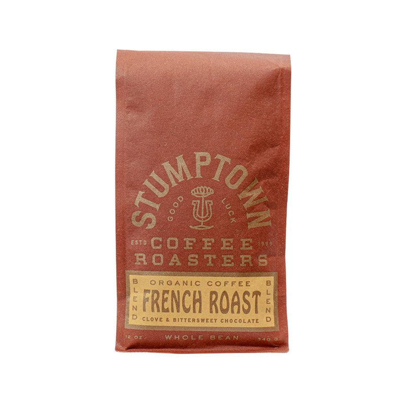STUMPTOWN Organic French Roast Blend Whole Coffee Bean  (340g)