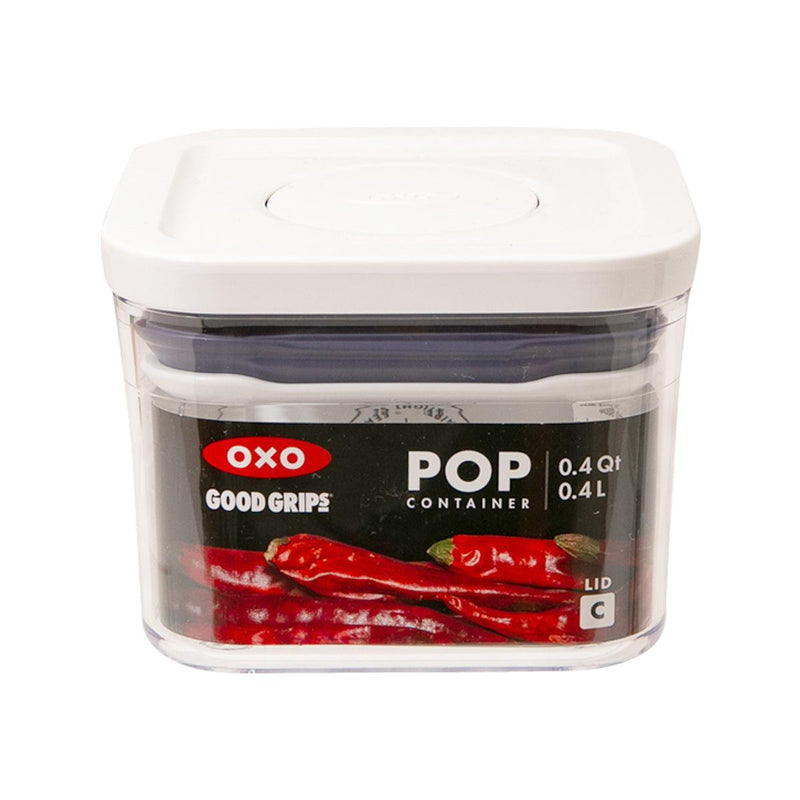 OXO POP CONTAINER-SMALL SQ. 0.4QT