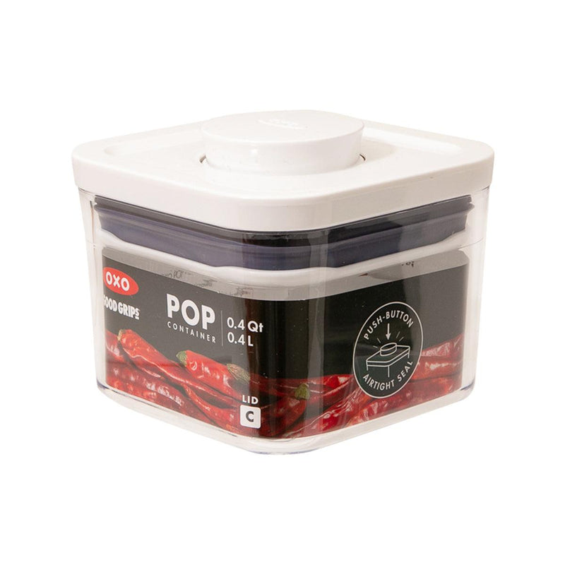 OXO POP CONTAINER-SMALL SQ. 0.4QT