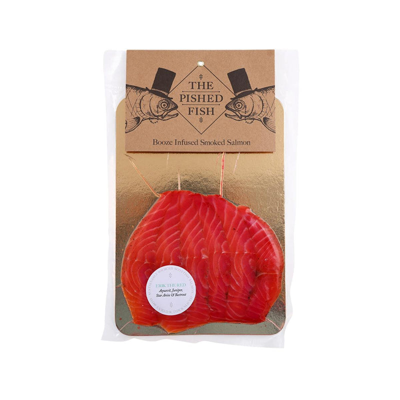 THE PISHED FISH 阿夸維特調酒紅色煙熏三文魚  (100g)