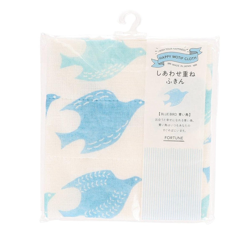 FUEKI Dish Cloth 30x30cm - Blue Bird