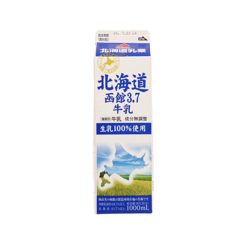 HOKUNYU Hokkaido Hakodate 3.7 Milk  (1000mL)