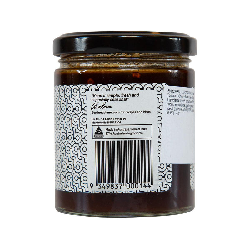 LUCA CIANO Fresh Tomato + Chilli + Basil Jam  (200g)