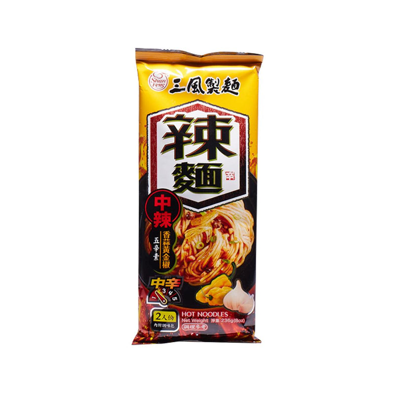 SHAN FENG Garlic & Golden Greek Pepper Noodle  (236g)