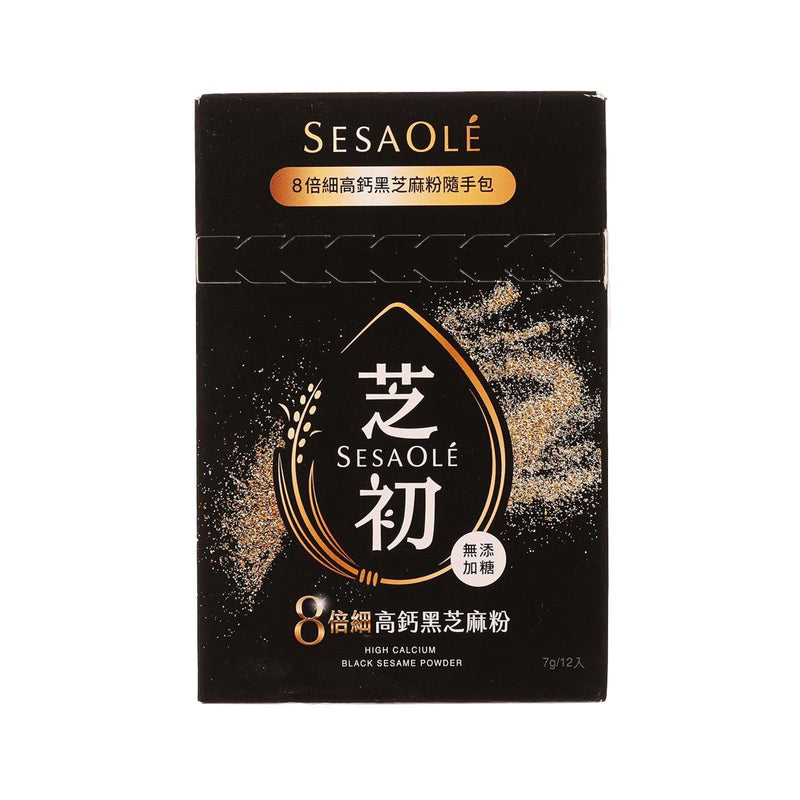 SESAOLE Hi Calcium Black Sesame Powder  (12 x 7g)