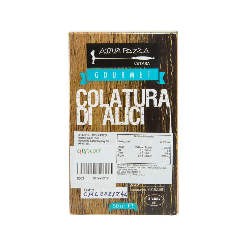 ACQUA PAZZA Anchovy Sauce  (50mL)