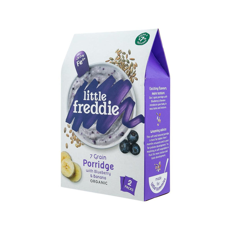 LITTLE FREDDIE Organic Blueberry & Banana 7 Grain Porridge  (160g)