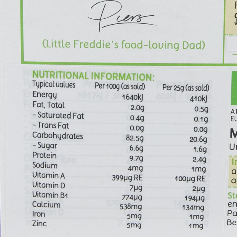 LITTLE FREDDIE Organic Blueberry & Banana 7 Grain Porridge  (160g)