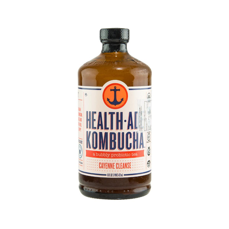 HEALTH ADE KOMBUCHA 有機紅茶菌飲品 - 辣椒檸薑味 (473mL)

