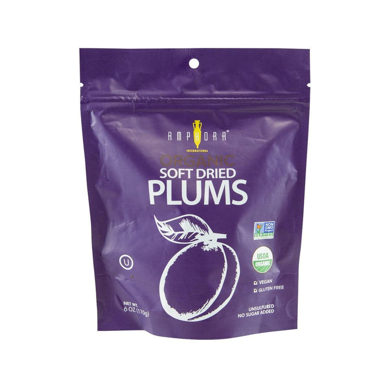 AMPHORA Organic Soft Dried Prunes  (170g)