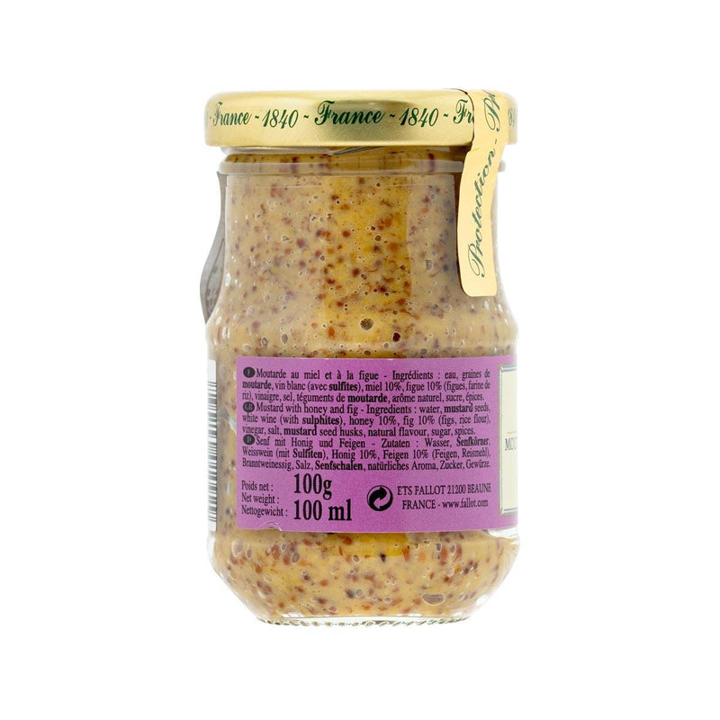 EDMOND FALLOT Mustard with Honey & Fig  (100g)