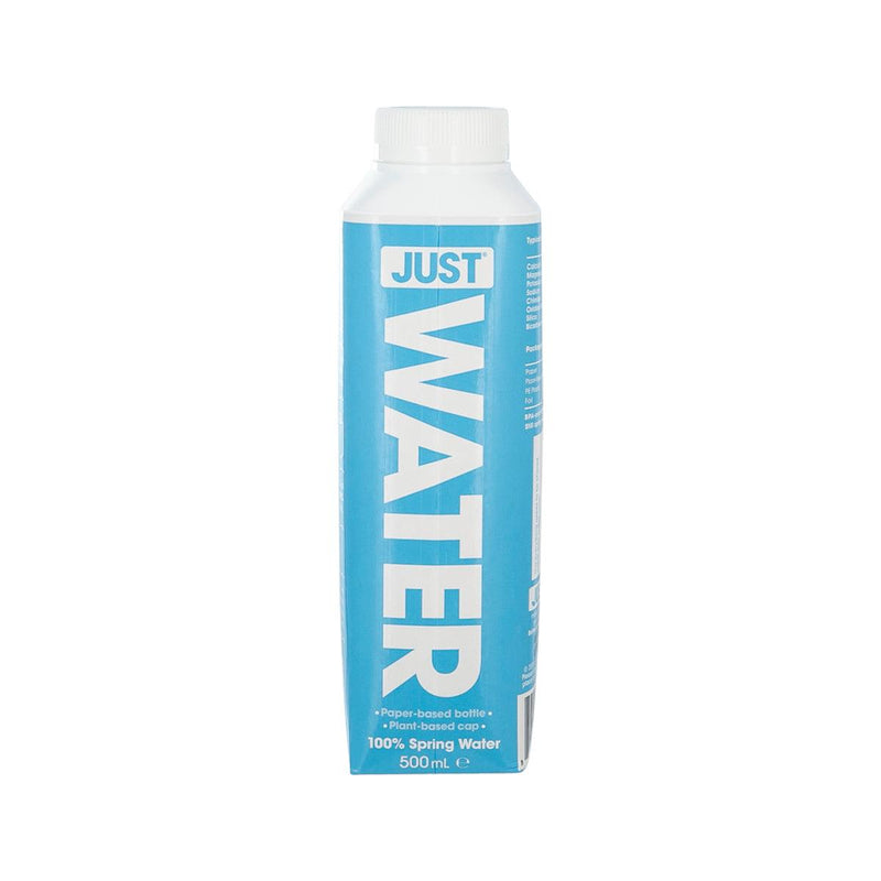 JUST WATER 100% Spring Water [Paper Based Bottle]  (500mL)