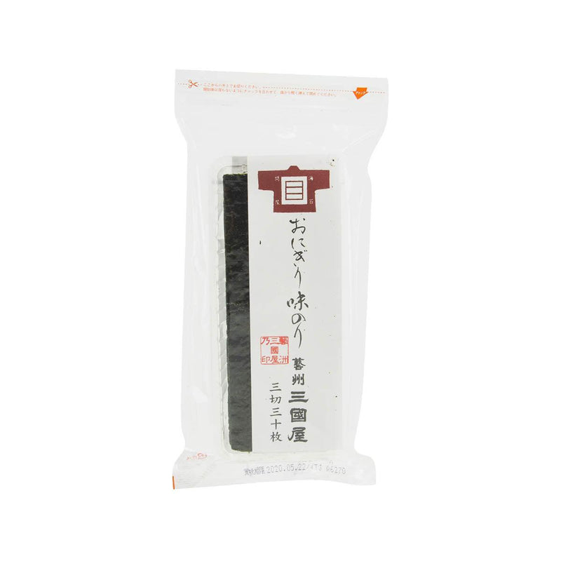 MIKUNIYA Ginsen Seasoned Nori Seaweed - 1/3 Cut  (30pcs)