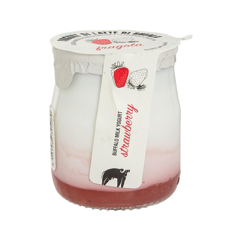 LA DISPENSA Whole Buffalo Milk Yogurt with Strawberry  (110g)