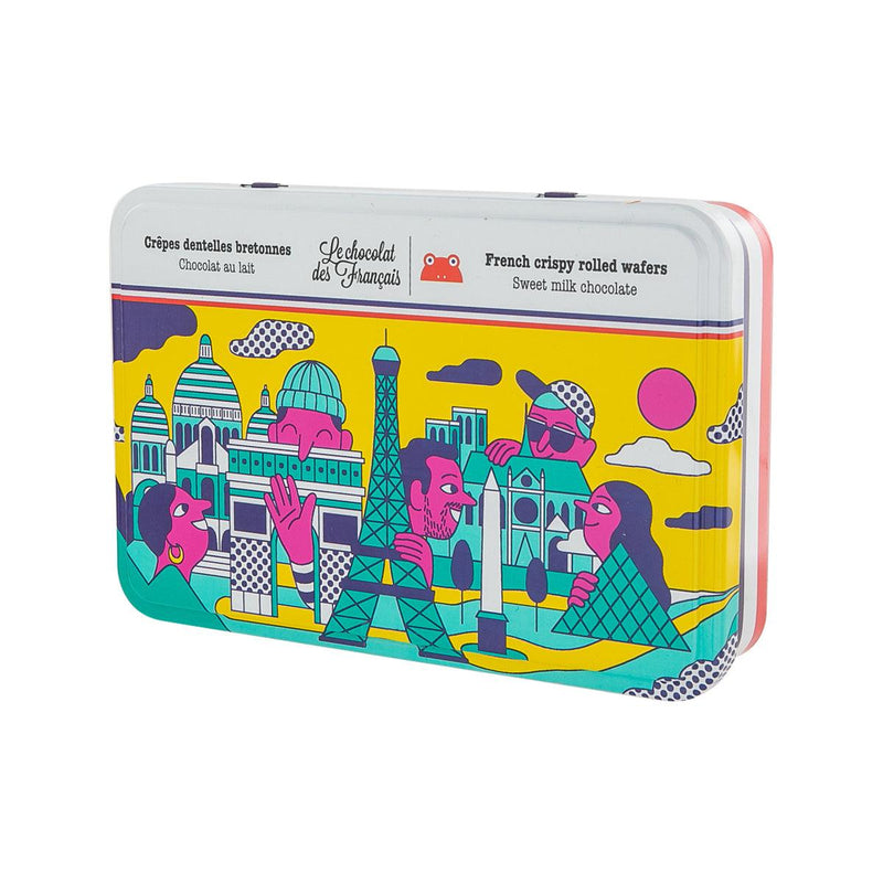LE CHOCOLAT DES FRANCAIS 牛奶朱古力法國脆卷  (90g)